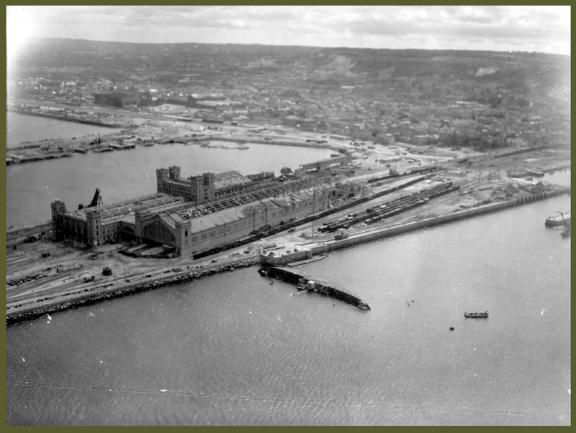 The taking of the only deep sea harbor in Normandy, Cherbourg